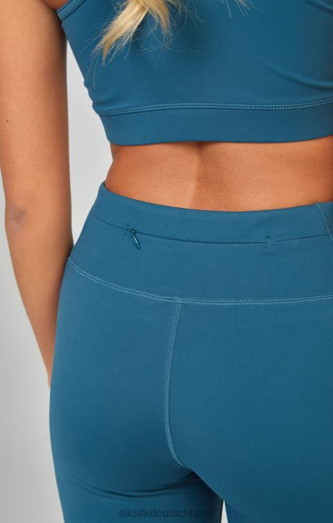 SikSilk Blaugrüne Sport-Essentials-Leggings Frauen 680DH172 Bekleidung