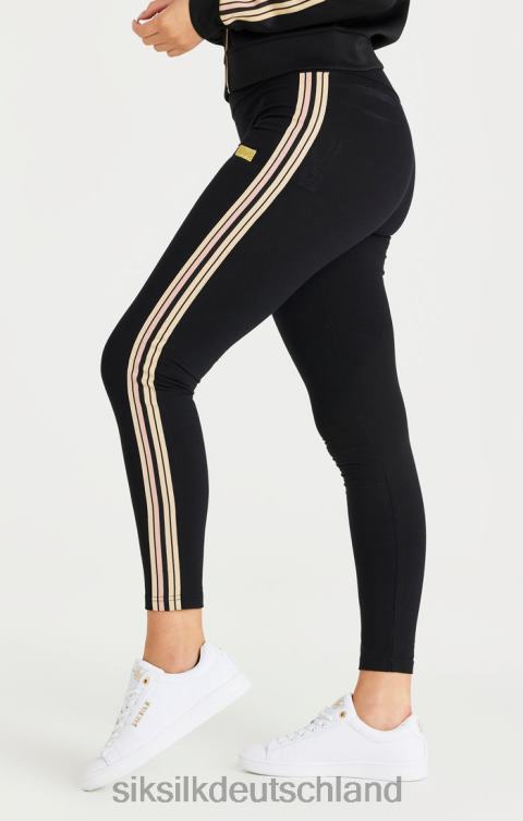 SikSilk Schwarze Leggings mit hoher Taille Frauen 680DH173 Bekleidung