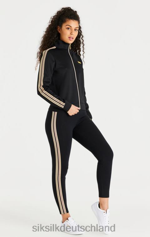 SikSilk Schwarze Leggings mit hoher Taille Frauen 680DH173 Bekleidung