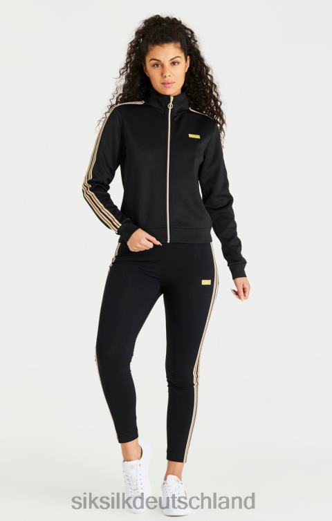 SikSilk Schwarze Leggings mit hoher Taille Frauen 680DH173 Bekleidung