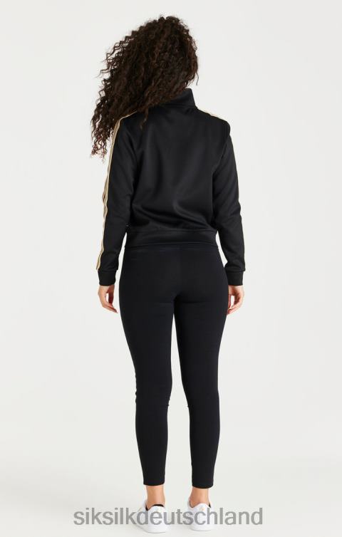 SikSilk Schwarze Leggings mit hoher Taille Frauen 680DH173 Bekleidung