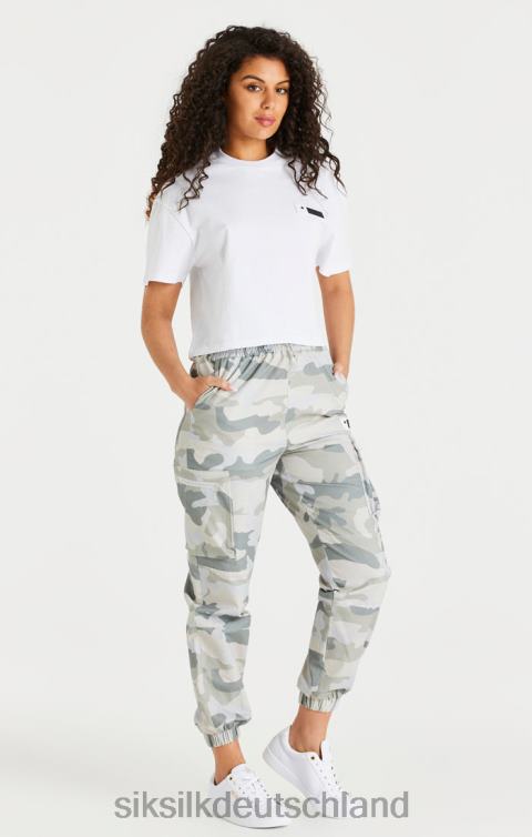 SikSilk Camo-Rip-Stop-Cargohose Frauen 680DH180 Bekleidung