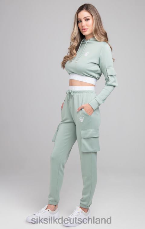 SikSilk Cargo-Tape-Trainingshose – Salbei Frauen 680DH176 Bekleidung