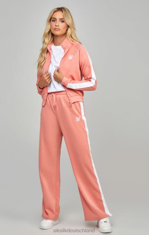 SikSilk Hose mit weitem Bein und Korallenstreifen Frauen 680DH181 Bekleidung
