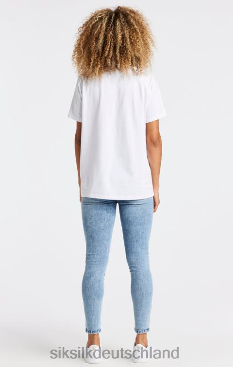 SikSilk Essential Skinny Denim-Jeans in heller Waschung Frauen 680DH193 Bekleidung