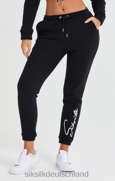 SikSilk Essential Jogger – Schwarz Frauen 680DH166 Bekleidung