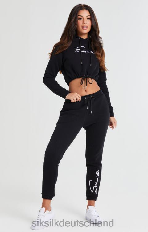 SikSilk Essential Jogger – Schwarz Frauen 680DH166 Bekleidung