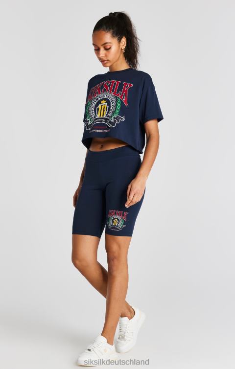 SikSilk Marineblaue College-Radshorts Frauen 680DH194 Bekleidung