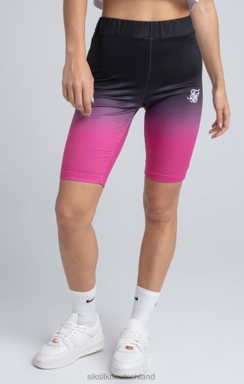 SikSilk Schwarz-Fade-Zyklus kurz Frauen 680DH202 Bekleidung