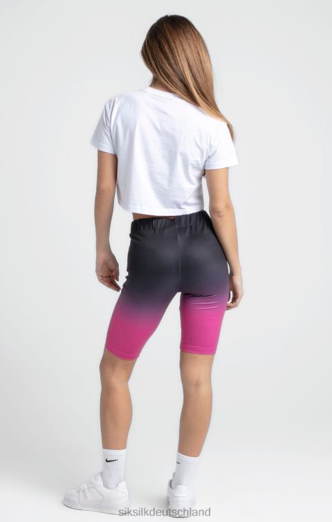 SikSilk Schwarz-Fade-Zyklus kurz Frauen 680DH202 Bekleidung