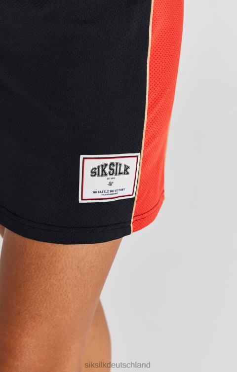 SikSilk Schwarz getäfeltes Basketballkleid Frauen 680DH147 Bekleidung