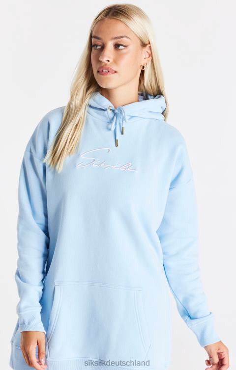 SikSilk Signature Essentials Kapuzenkleid – Blau Frauen 680DH148 Bekleidung