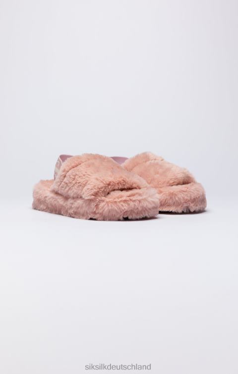 SikSilk Rosa flauschiger Slipper Frauen 680DH274 Schuhwerk