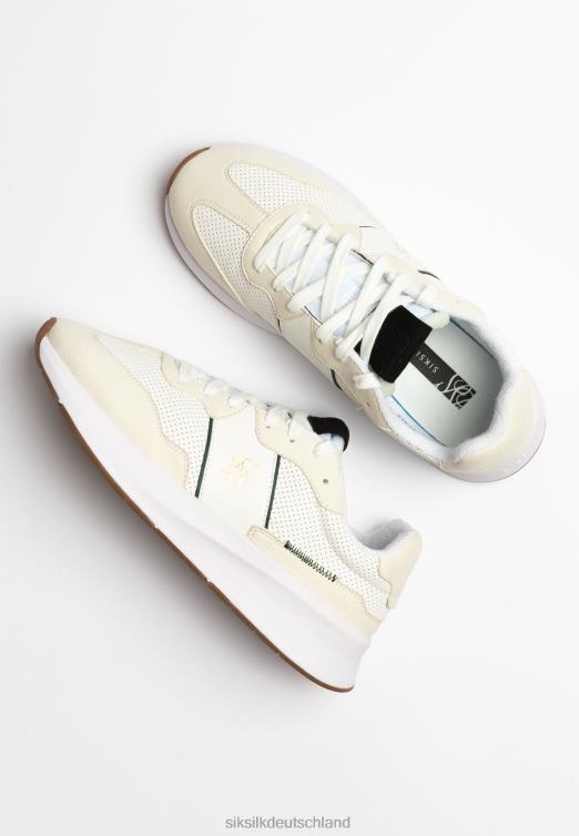 SikSilk Ecru-Wira-Racer-Trainer Frauen 680DH251 Schuhwerk