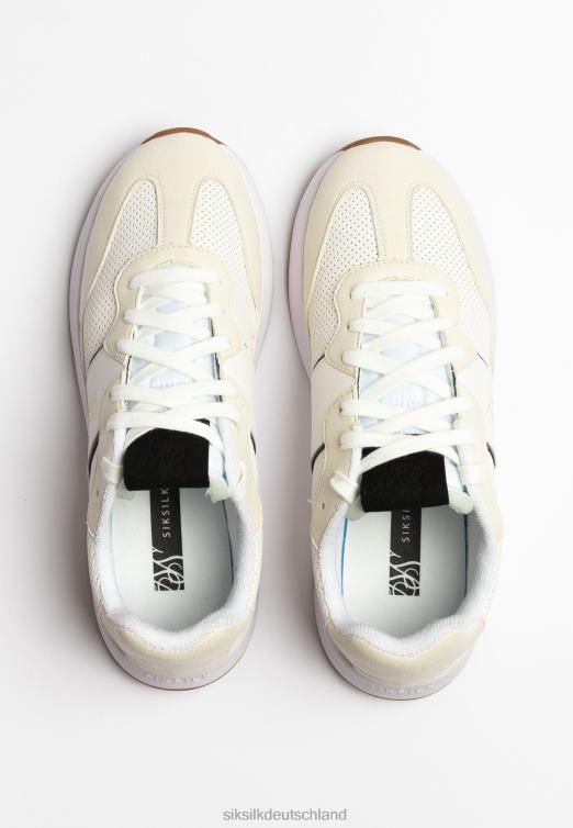 SikSilk Ecru-Wira-Racer-Trainer Frauen 680DH251 Schuhwerk
