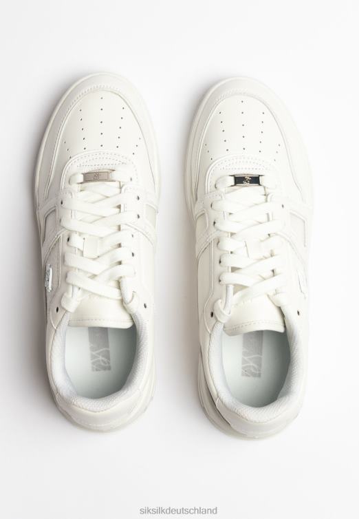 SikSilk Off-White-Low-Top-Court-Sneaker Frauen 680DH268 Schuhwerk