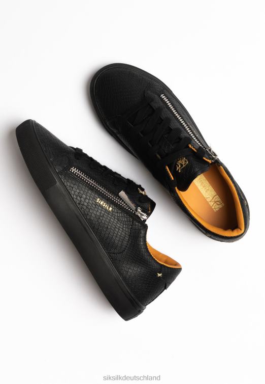 SikSilk Schwarzes Kirkie-Schlangenleder Frauen 680DH277 Schuhwerk