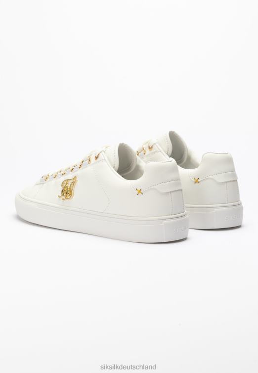 SikSilk Weißer Barra-Schlangenledereffekt Frauen 680DH269 Schuhwerk