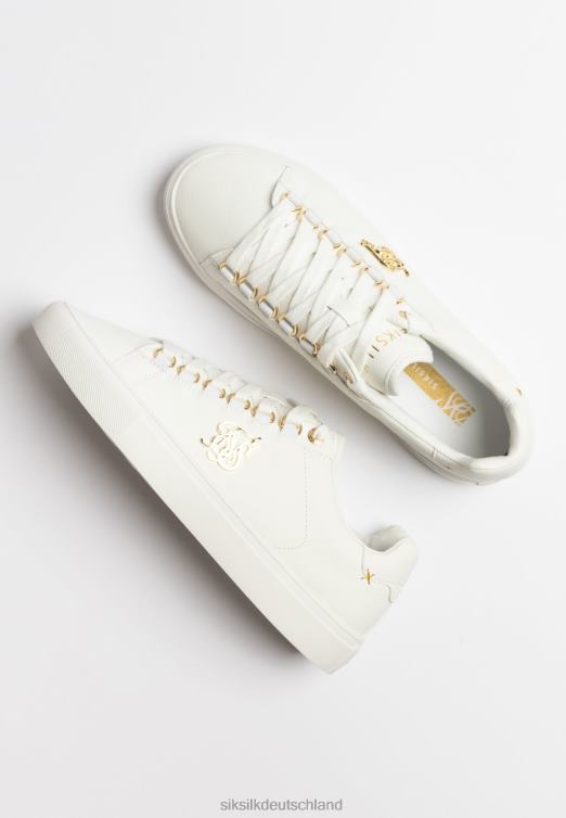 SikSilk Weißer Barra-Schlangenledereffekt Frauen 680DH269 Schuhwerk