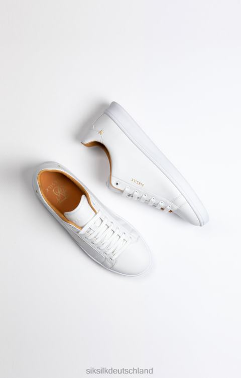 SikSilk Weißer Low-Top-Freizeitsneaker Frauen 680DH259 Schuhwerk