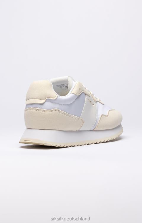 SikSilk Weißer Retro-Lauftrainer Frauen 680DH276 Schuhwerk