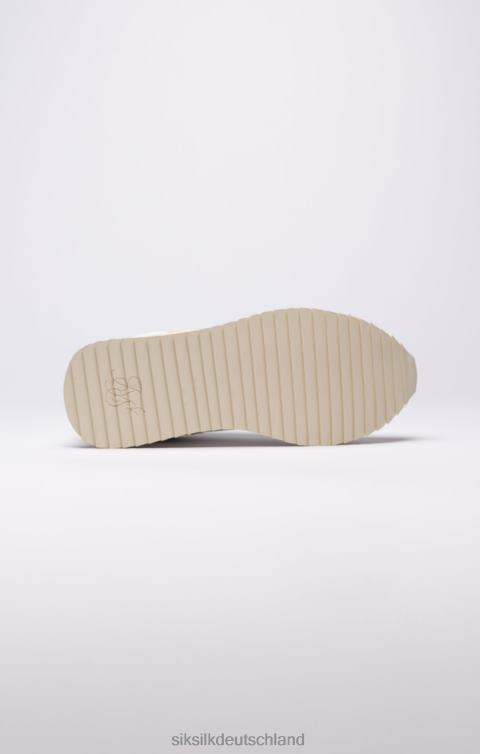 SikSilk Weißer Retro-Lauftrainer Frauen 680DH276 Schuhwerk