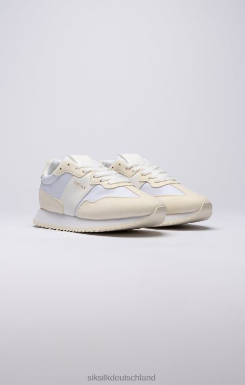 SikSilk Weißer Retro-Lauftrainer Frauen 680DH276 Schuhwerk