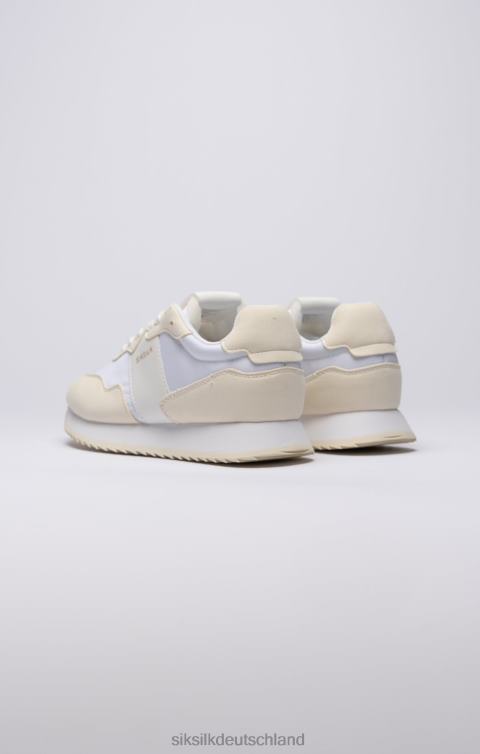 SikSilk Weißer Retro-Lauftrainer Frauen 680DH276 Schuhwerk