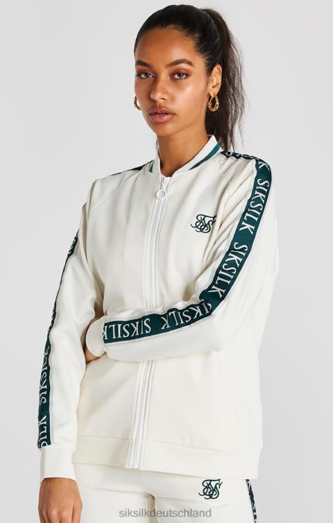 SikSilk Ecru-Tape-Bomberjacke Frauen 680DH89 Bekleidung