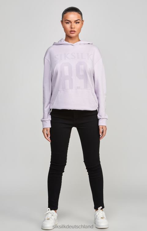 SikSilk Lila übergroßer 89-Kapuzenpullover Frauen 680DH115 Bekleidung