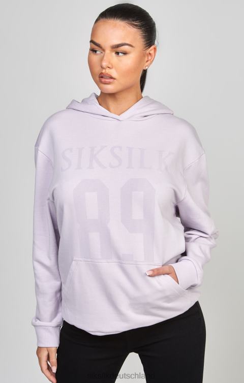 SikSilk Lila übergroßer 89-Kapuzenpullover Frauen 680DH115 Bekleidung