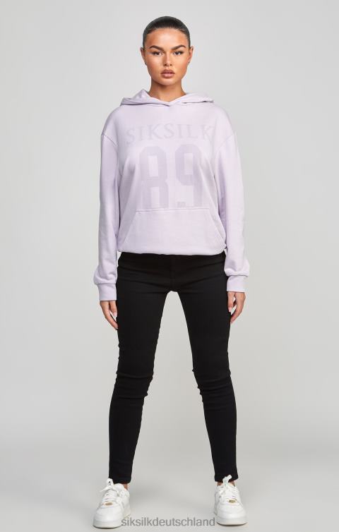 SikSilk Lila übergroßer 89-Kapuzenpullover Frauen 680DH115 Bekleidung