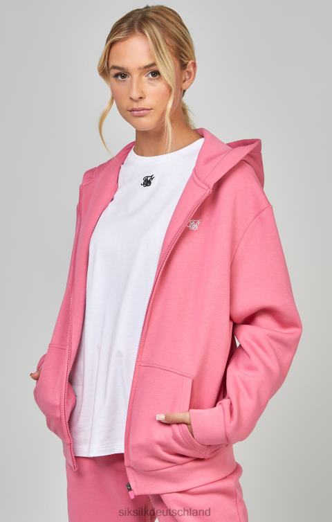 SikSilk Pinker Essential-Reißverschluss Frauen 680DH102 Bekleidung