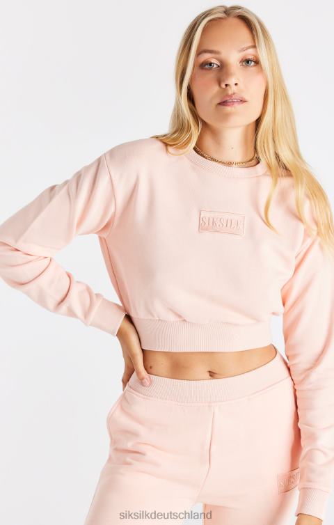 SikSilk Rosa Crop-Sweat Frauen 680DH91 Bekleidung