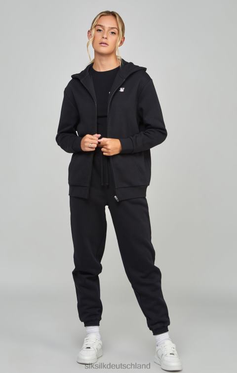 SikSilk Schwarzer Essential-Reißverschluss Frauen 680DH100 Bekleidung