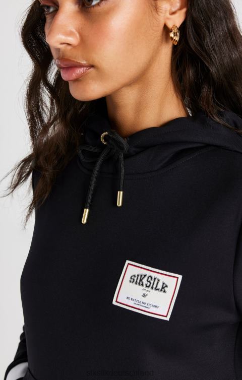 SikSilk Schwarzes Basketball-Trainingsoberteil Frauen 680DH109 Bekleidung