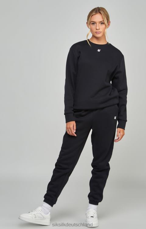 SikSilk Schwarzes Essential-Sweatshirt Frauen 680DH101 Bekleidung