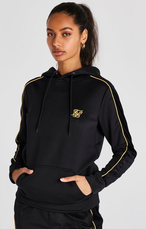 SikSilk schwarzes Trainingsoberteil Frauen 680DH106 Bekleidung