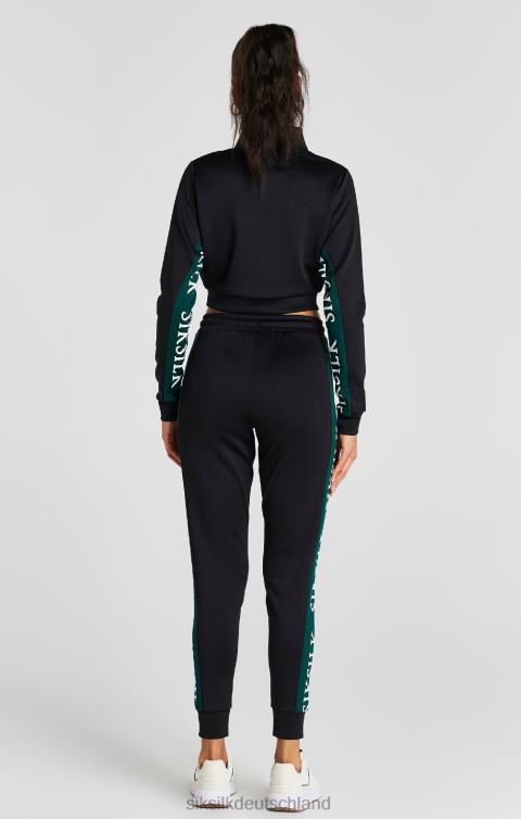 SikSilk schwarzes Trainingsoberteil Frauen 680DH74 Bekleidung