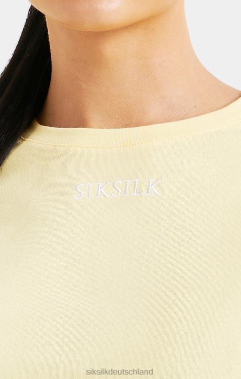 SikSilk T-Shirt mit Zitronen-Logomuster Frauen 680DH70 Bekleidung