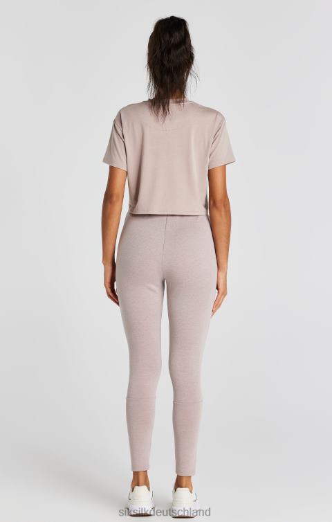 SikSilk Verwaschenes rosa Crop-T-Shirt Frauen 680DH34 Bekleidung