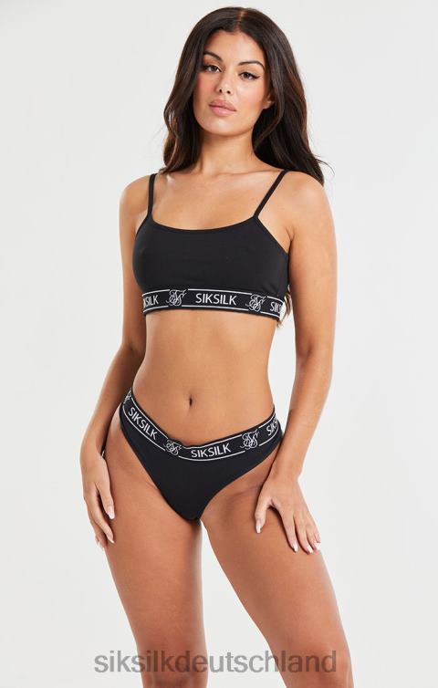 SikSilk Bralette mit schwarzen Trägern Frauen 680DH220 Bekleidung