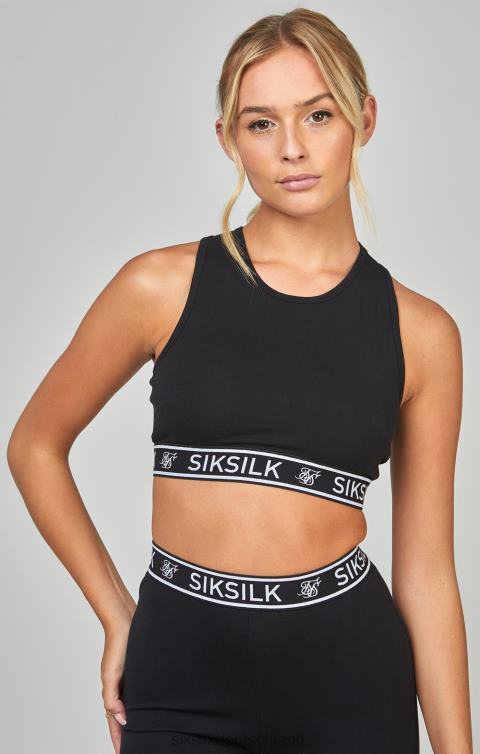 SikSilk Schwarzes Essential-Bralette mit Band Frauen 680DH31 Bekleidung