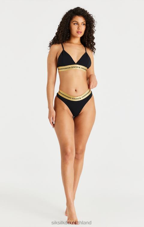 SikSilk Schwarzes Triangel-Bralette Frauen 680DH206 Bekleidung