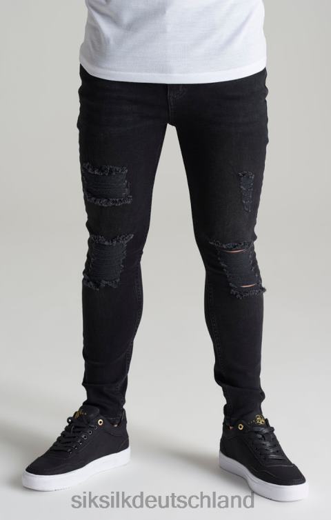 SikSilk Röhrenjeans im Distressed-Look Jungen 680DH310 Bekleidung