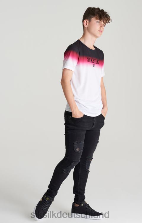 SikSilk Röhrenjeans im Distressed-Look Jungen 680DH310 Bekleidung