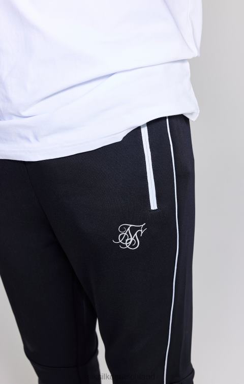 SikSilk Schwarze Poly-Jogginghose Jungen 680DH304 Bekleidung