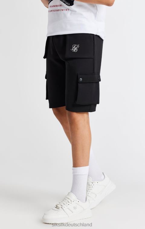SikSilk Schwarze Cargo-Shorts Jungen 680DH315 Bekleidung