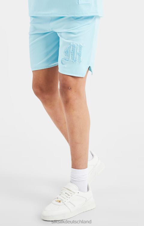 SikSilk x Shorts mit lockerer Passform und Messi-Logo – Blau Jungen 680DH313 Bekleidung