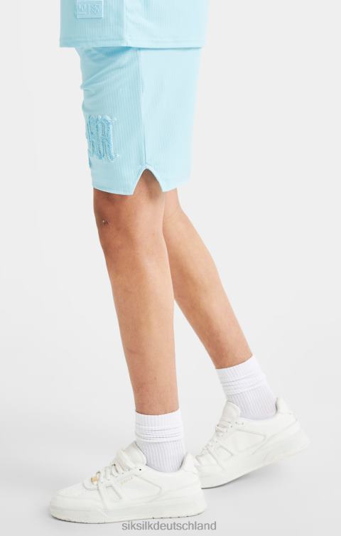 SikSilk x Shorts mit lockerer Passform und Messi-Logo – Blau Jungen 680DH313 Bekleidung